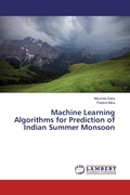 Cover: Machine Learning Algorithms for Prediction of Indian Summer Monsoon - LAP Lambert Academic Publishing