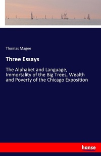 Enlarge image Cover: Three Essays - Hansebooks