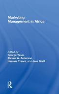 Cover: Marketing Management in Africa - Routledge