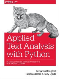 Enlarge image Cover: Applied Text Analysis with Python - O'Reilly