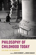 Cover: Philosophy of Childhood Today - Lexington Books