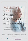 Cover: Palliative Care for Advanced Alzheimer's and Dementia - Springer Publishing Company