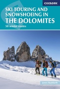 Cover: Ski Touring and Snowshoeing in the Dolomites - Cicerone Press