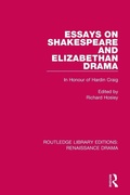 Cover: Essays on Shakespeare and Elizabethan Drama - Routledge