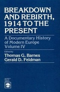 Cover: A Documentary History of Modern Europe - University Press of America