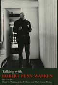 Cover: Talking with Robert Penn Warren - University of Georgia Press