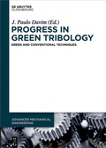 Cover: Progress in Green Tribology - De Gruyter