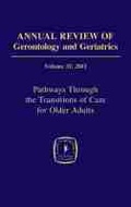 Cover: Annual Review of Gerontology and Geriatrics, Volume 31, 2011 - Springer Publishing Company