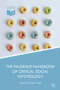 Cover: The Palgrave Handbook of Critical Social Psychology - Palgrave Macmillan
