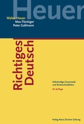 Cover: Richtiges Deutsch - NZZ Libro ein Imprint der Schwabe Verlagsgruppe AG
