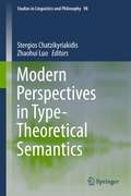 Cover: Modern Perspectives in Type-Theoretical Semantics - Springer