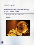 Cover: Alternative Litigation Financing in the United States - RAND