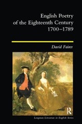Cover: English Poetry of the Eighteenth Century, 1700-1789 - Routledge