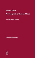 Cover: Walter Pater: an Imaginative Sense of Fact - Routledge