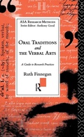 Cover: Oral Traditions and the Verbal Arts - Routledge