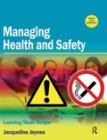 Cover: Managing Health and Safety - Routledge