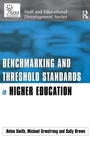 Cover: Benchmarking and Threshold Standards in Higher Education - Routledge