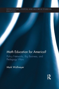 Enlarge image Cover: Math Education for America? - Routledge