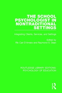 Bild: The School Psychologist in Nontraditional Settings - Routledge