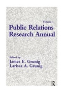 Cover: Public Relations Research Annual - Routledge