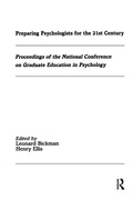 Cover: Preparing Psychologists for the 21st Century - Routledge
