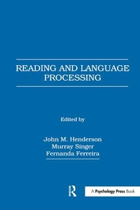 Enlarge image Cover: Reading and Language Processing - Psychology Press Ltd