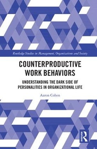 Enlarge image Cover: Counterproductive Work Behaviors - Routledge
