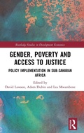Cover: Gender, Poverty and Access to Justice - Routledge