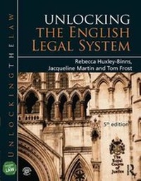 Enlarge image Cover: Unlocking the English Legal System - Routledge