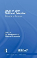 Cover: Values in Early Childhood Education - Routledge