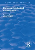 Cover: European Intellectual Property Law - Routledge