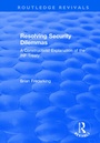 Cover: Resolving Security Dilemmas - Routledge