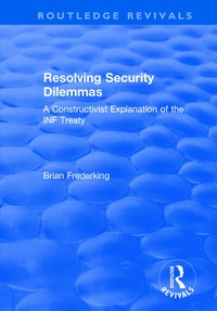 Enlarge image Cover: Resolving Security Dilemmas - Routledge