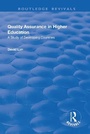 Cover: Quality Assurance in Higher Education - Routledge