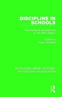 Enlarge image Cover: Discipline in Schools - Routledge