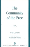 Cover: Community of the Free - University Press of America