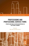 Cover: Professions and Professional Service Firms - Routledge