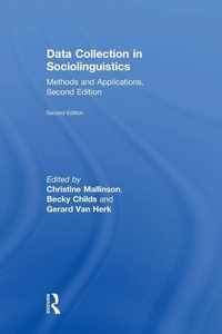 Enlarge image Cover: Data Collection in Sociolinguistics - Routledge