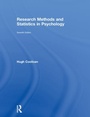 Cover: Research Methods and Statistics in Psychology - Routledge