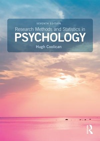 Enlarge image Cover: Research Methods and Statistics in Psychology - Routledge