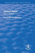 Cover: Samuel Weber - Routledge
