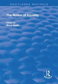 Enlarge image Cover: The Notion of Equality - Routledge