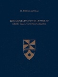 Cover: Commentary on the Letter of Saint Paul to the Hebrews - Emmaus Academic