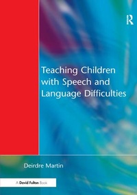 Enlarge image Cover: Teaching Children with Speech and Language Difficulties - CRC Press