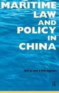 Cover: Maritime Law and Policy in China - Routledge Cavendish