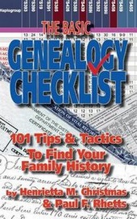 Enlarge image Cover: The Basic Genealogy Checklist - Rio Grande Books