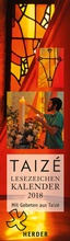 Cover: Taiz&eacute;-Lesezeichenkalender 2018 - Verlag Herder