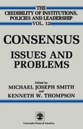 Cover: Consensus - University Press of America