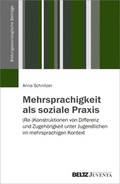 Cover: Mehrsprachigkeit als soziale Praxis - Beltz Juventa