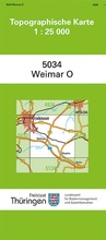 Cover: Weimar Ost - Th&uuml;ringer Landesamt f&uuml;r Bodenmanagement und Geoinformation